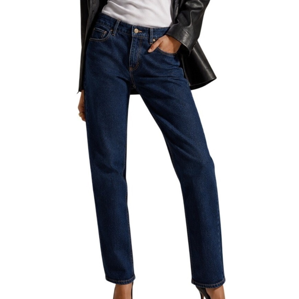 White House Black Market High Rise Skinny Jeans Indigo Blue